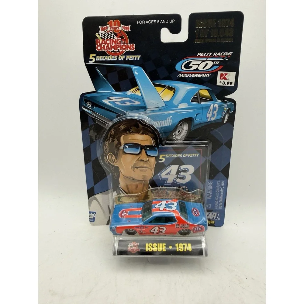 1999 Racing Champions Richard Petty #43 1974 Dodge Charger STP NASCAR 1:64